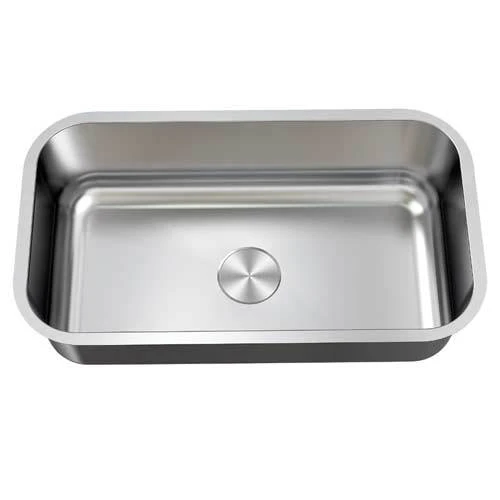 Envy Stainless Steel Sink, 18 Gauge, Large Single Bowl, 32-5/16 in (L) x 18-1/2 in (H) x 9 in (D)