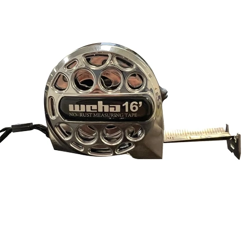 Weha Stainless Steel WaterProof Tape Measure, 16 ft