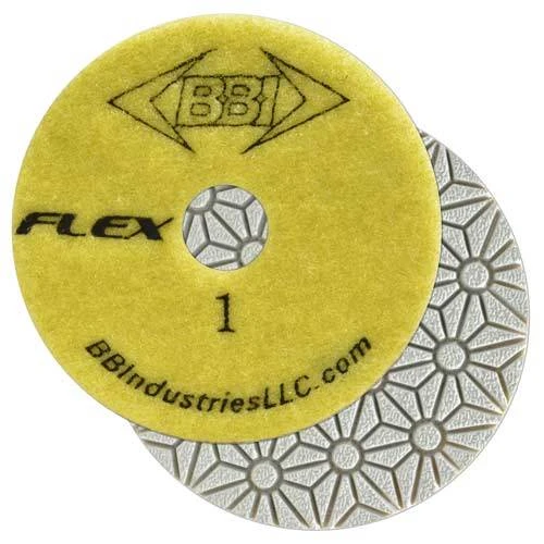 BBI Flex 3-Step Wet Polishing Pad, 4 in, Step 1