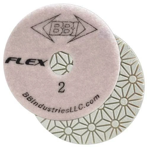 BBI Flex 3-Step Wet Polishing Pad, 4 in, Step 2