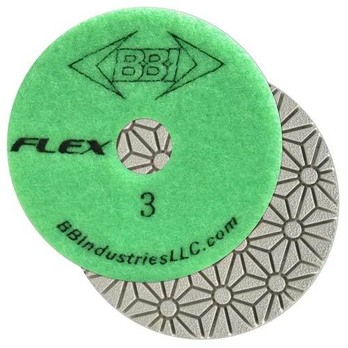 BBI Flex 3-Step Wet Polishing Pad, 4 in, Step 3