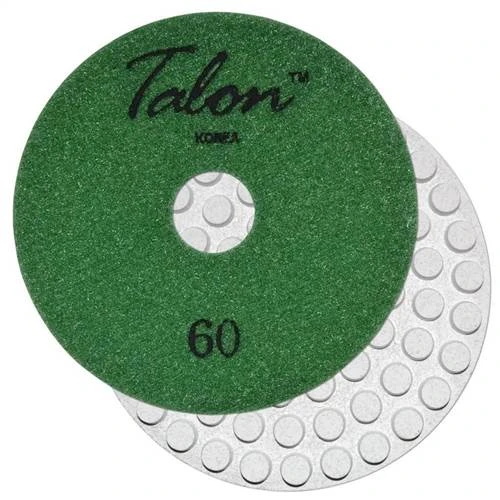 Talon Vitrabond Diamond Ceramic Bond Dry Polishing Pad, 4 in, 60 Grit
