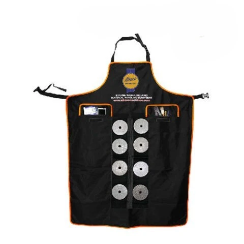 Abaco Stonemason Apron With Pockets (Black)