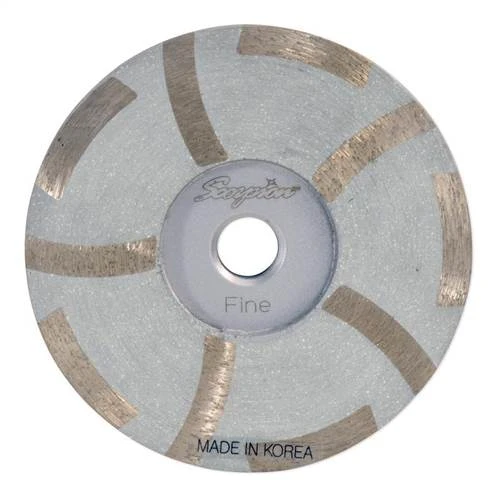 Scorpion Resin Filled Dry Diamond Cup Wheel, 4 in, Fine