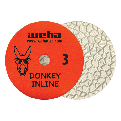 Weha Donkey Inline Velcro Pad, 6 in, Step 3