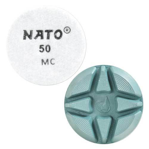 Nato Shape Wet Polish Disc, 3", 50 Grit