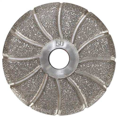 Vacuum Brazed Lippage Disc, 3", 50 Grit (CEM3-050BR)