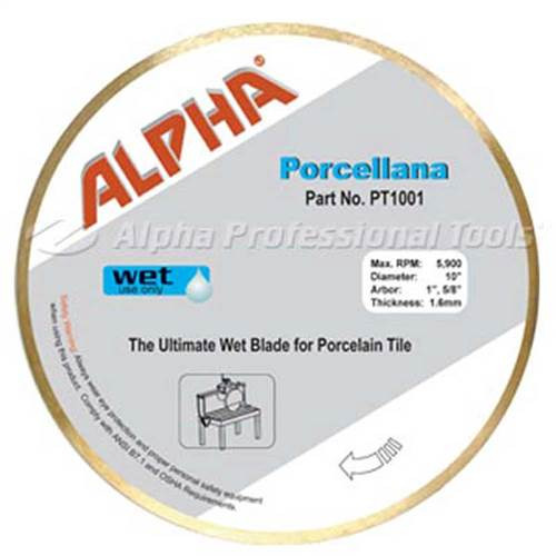 Alpha Porcellana Porcelain Tile Blade, 4-3/8"