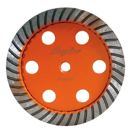 Scorpion Turbo Dry Diamond Cup Wheel, 7", Coarse