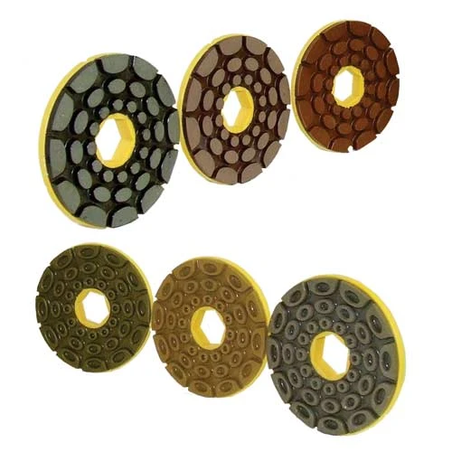 Alpha Twincur GEM Polishing Wheel, 6", 50 Grit
