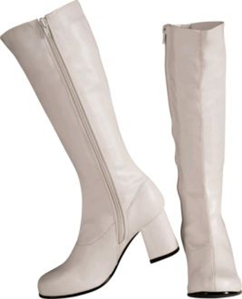 white gogo boots australia