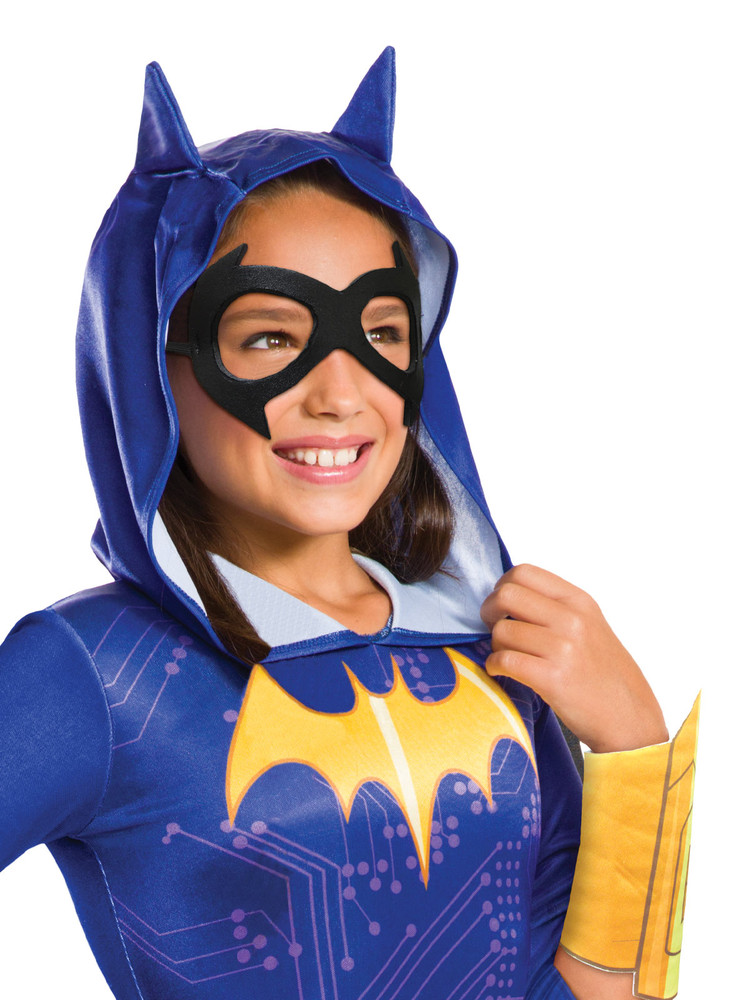 Batgirl Child Boys Girls Costume NEW Batman Jumpsuit Cape Mask