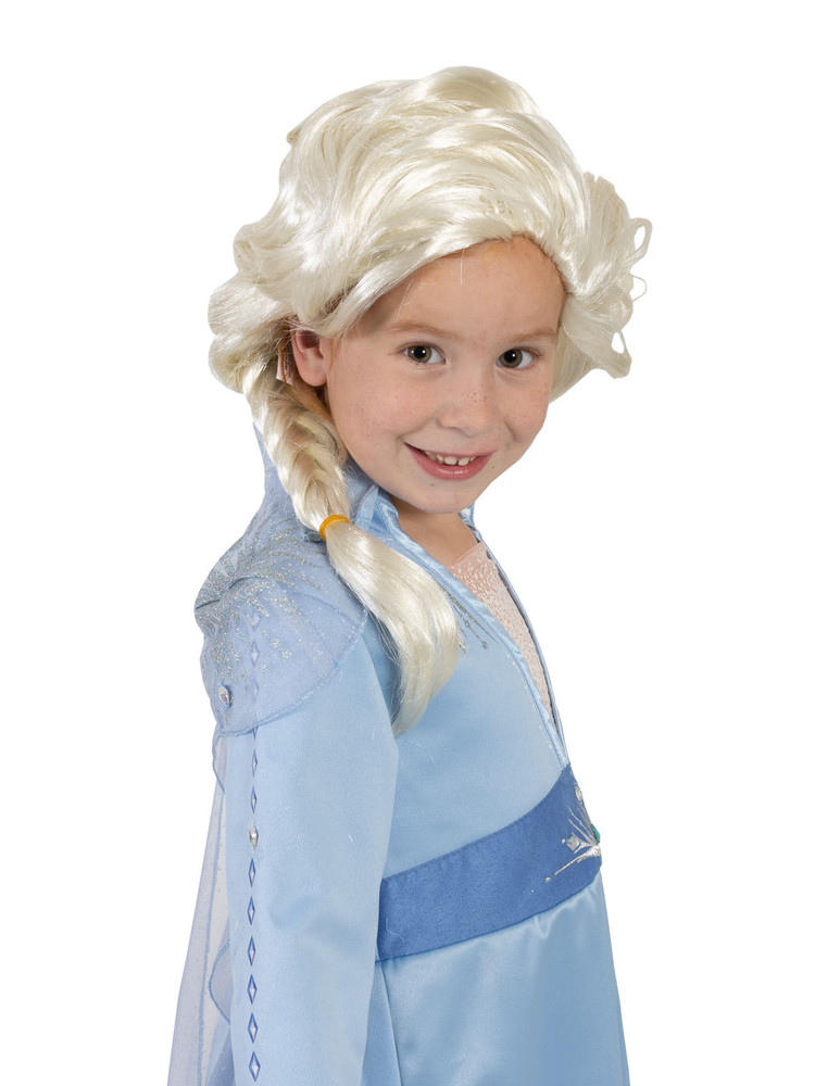 Frozen 2 Elsa Premium Girls Costume with Wig