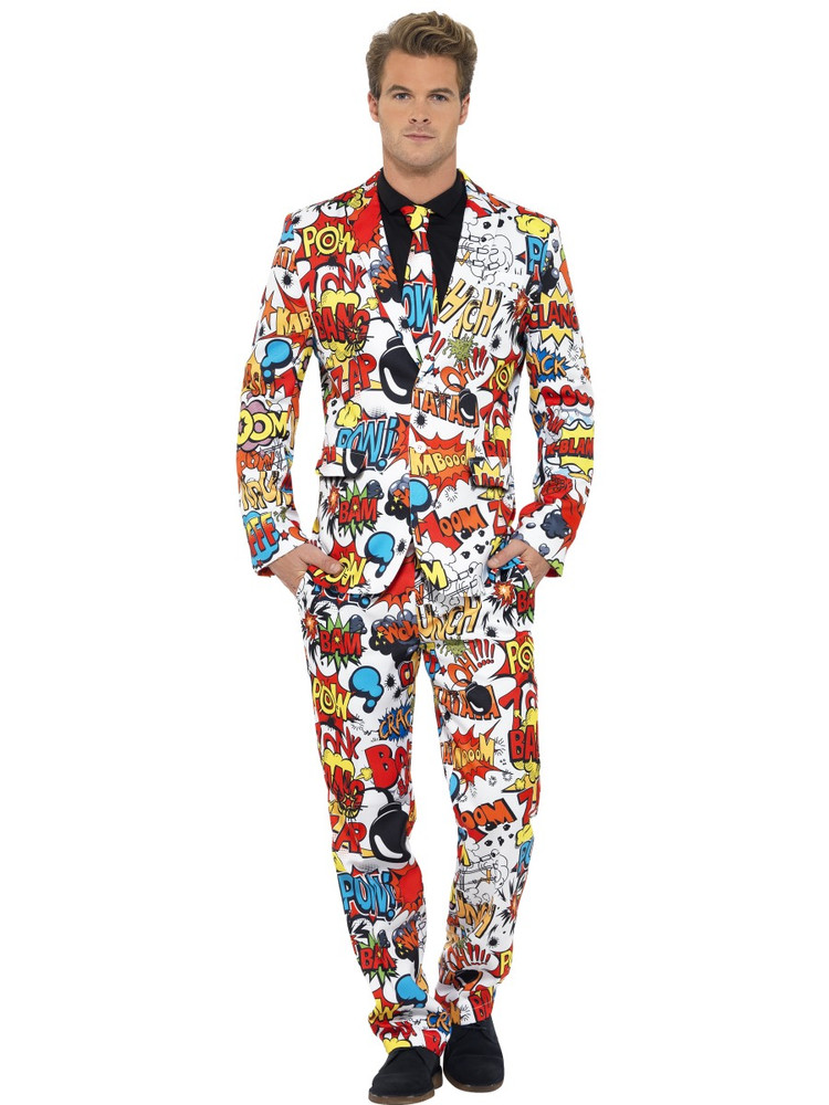 Comic Strip Men's Suit Costume