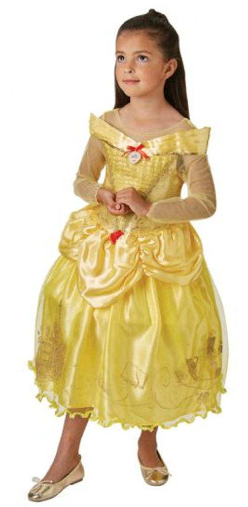 Disney Collection Girls Belle Ball Gown Costume Childs Size 7 8 | eBay