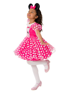 MINNIE MOUSE PINK DELUXE COSTUME, CHILD