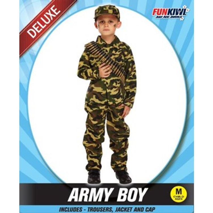 Army Boy Kids Costume