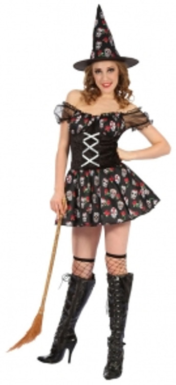 Day of the Dead Witch - Adult- Large