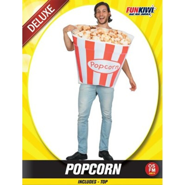 Popcorn Food Adult Costume