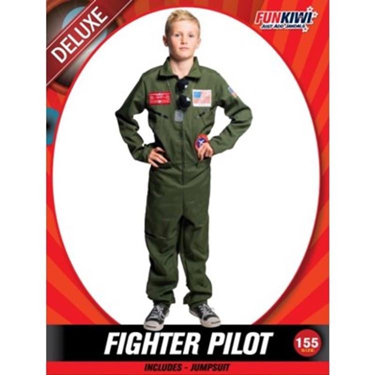 Fighter Pilot Kids Costume