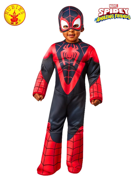 Spiderman - MILES MORALES 'SPIDEY & HIS AMAZING FRENDS' COSTUME, Toddler