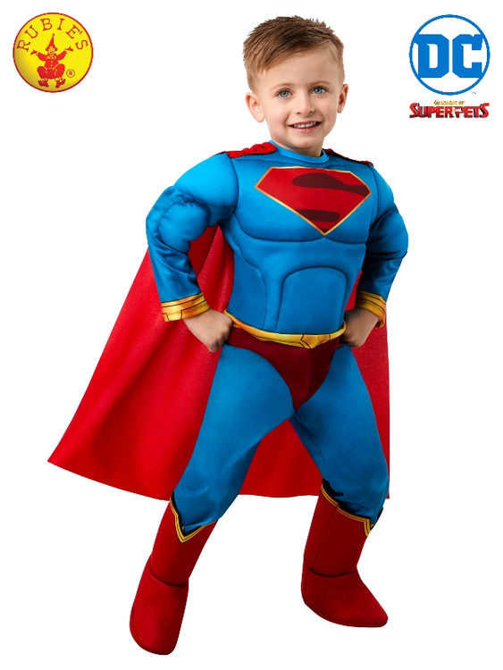 SUPERMAN CLASSIC DC SUPER PETS COSTUME, CHILD & TODDLER