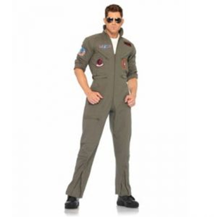 Top Gun Flight Suit Mens Costume