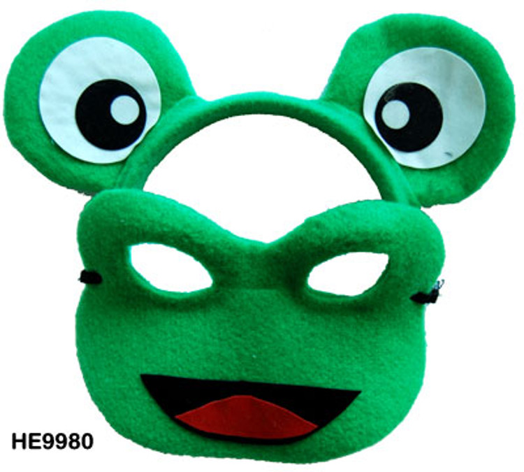 Animal Headband & Mask Set - Frog