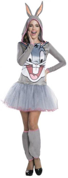 Looney Tunes - Bugs Bunny Hooded Womens Costume