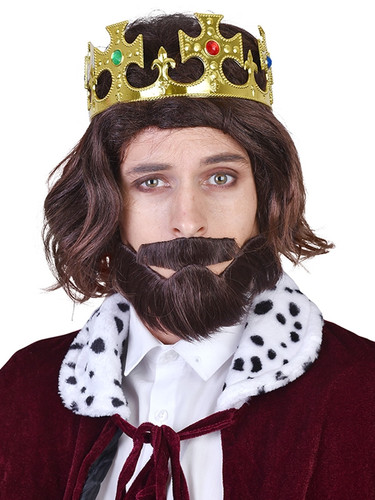 Medieval Wig King Richard Wig Set