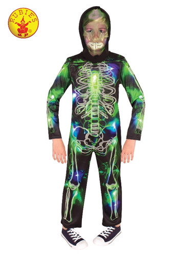 Skeleton Costumes | Skeleton Spooky Glow in Dark Kids Costume