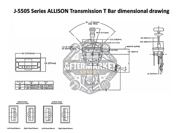 Allison T Bar Shifter Diagram