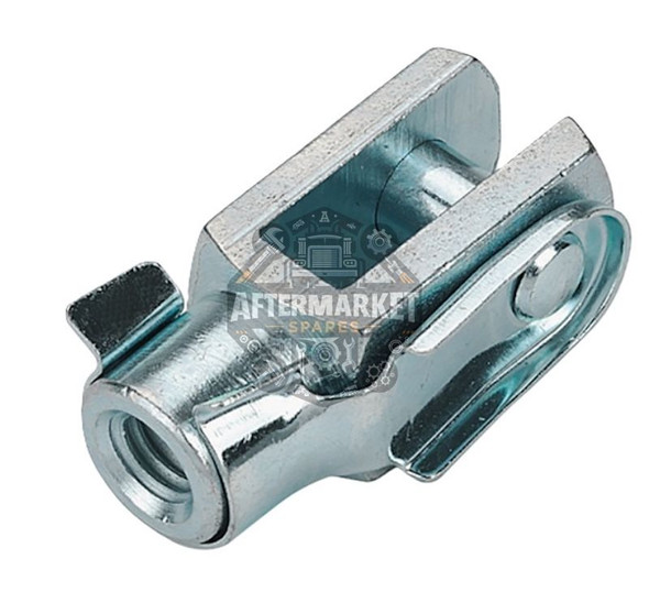 Clevis Metric M5 x 0.80 RH Short with Spring Clip ZP