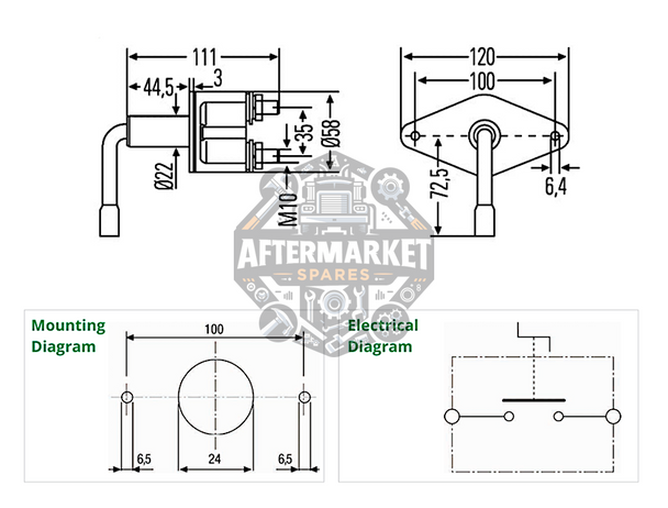 Battery Isolator Switch specs