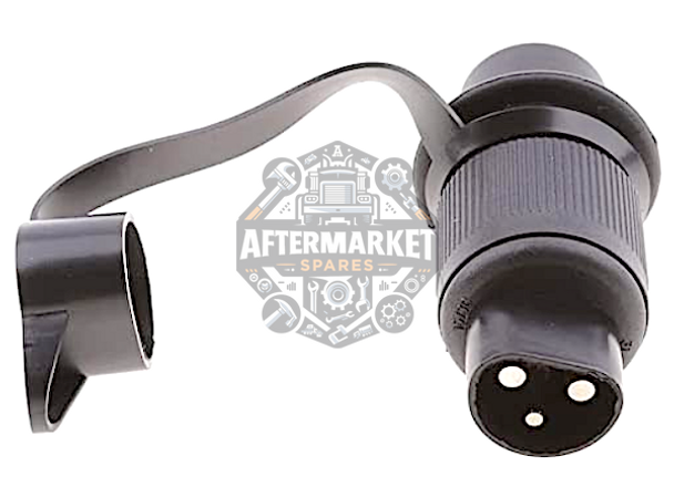 3 Pin Aux Flat Plug Male Pin | Plastic