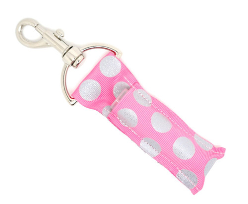 Lip Balm Holder Pink with Grey Glitter Polka Dots

Pink with Grey Glitter Polka Dots lip balm holder! This beautiful Lip Balm or Chapstick Holder is HANDMADE with a high-quality materials! Our unique design and clasp offer both style and functionality. The hook is on a swivel head so the lip balm always falls back down and never gets stuck upside down, this is where most lip balm holders lose your lip balm or chapstick! This lip balm holder is designed to snuggly fit any standard lip balm or chapstick. Make sure your lip balm or chapstick will not get lost and grab one of these! 

BENEFITS: Misplacing or Losing your chapstick is the worst!! Don’t let that happen again and buy the perfect solution! Our Lip Balm / Chapstick Holder Keychain will make sure you always have your Gettin Lippy lip balm at hand when desperately needed. Our cute fun designs will compliment anything. Attach it to your keys, lanyard, back-pack, bag, purse, or anywhere your little heart desires with our easy open clasp!

PERFECT GIFTS: A simple gift can go a long way. Everyone needs something cute and functional. Buy now for stocking stuffers, birthday party, a team gift or for a daughter, friend, wife, girlfriend, colleague, student, teacher, etc!

BUY WITH CONFIDENCE: Read the reviews! Our Gettin Lippy Lip balm holders are the number one rated lip balm holders on the market! If you don’t LOVE our product, we offer 100% Money Back GUARANTEE no questions asked.

PACKAGE INCLUDES:  1 Unique Lip Balm / Chapstick holder. Each Holder is 6.5 inches (with hook) x 1.5 inches. **NOTE: Gettin Lippy lip balms in pictures are not included but click on the link below and get the best multi-flavored lip balm on the market:  https://gettinlippy.com/gettin-lippyoriginal-line/ 

HANDMADE IN THE USA!! 