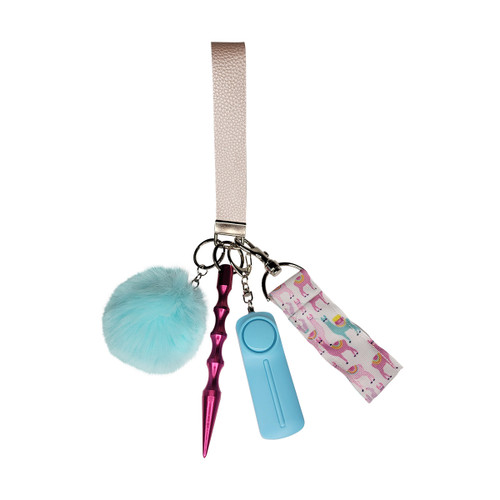 Shimmery Pink Handmade Self-Defense Safety Keychain Wristlet – Llama Mama!

Love llamas and a touch of shimmer? Stay safe and stylish with Gettin Lippy’s Shimmery Pink Handmade Self-Defense Safety Keychain Wristlet – Llama Mama! This adorable wristlet is perfect for llama lovers who want a fun and functional accessory that keeps their safety essentials close at hand. Whether you’re heading to school, work, or a day out, this keychain wristlet is a must-have!

What’s Included:
Handmade Shimmery Pink Wristlet: A beautiful, shinny pink wristlet that’s as stylish as it is durable.
130-Decibel Personal Alarm with LED Flashlight: A loud alarm to alert others in case of emergency, plus a flashlight for added safety.
Kubaton/Window Breaker: A strong, multi-purpose tool for self-defense or emergency situations.
Lip Balm Holder: A cute pink and blue holder featuring adorable llamas—because safety can be fun and fashionable!
Fluffy Pom Pom: A soft, playful accent that makes it easy to find your wristlet in your bag.
Why Choose the Shimmery Pink Llama Love Wristlet?
Convenience: Easily clips onto keys, backpacks, or purses for quick access whenever you need it.
Protection: Designed with essential self-defense tools to help you stay prepared for any situation.
Fun & Stylish: The sparkly pink wristlet combined with the adorable llama-themed lip balm holder makes this a must-have for any llama fan!
Important Information:

This self-defense wristlet is a last-resort safety tool and should be used responsibly. Customers should review their local self-defense laws before purchasing. Gettin Lippy is not responsible for misuse or violations of local regulations.

Stay Safe with a Pop of Pink & Llama Fun!

Order your Shimmery Pink Handmade Self-Defense Safety Keychain Wristlet – Llama Mama today and carry peace of mind with a cute and stylish twist. It’s perfect for gifting or adding to your everyday essentials!