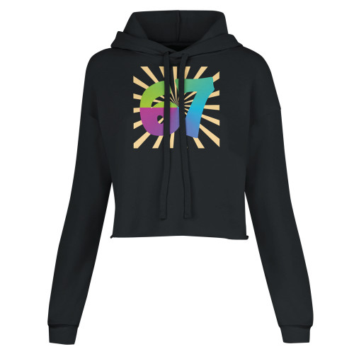 67 Starburst Cropped Hoodie – Women’s Bella + Canvas 7502

Elevate your style game with the perfect blend of cozy and chic. Our Women’s Cropped Hoodie | Bella + Canvas 7502 features the same vibrant multicolored 67 and retro tan starburst you love—now on a fashion-forward cropped silhouette that turns casual comfort into an effortlessly bold statement.

Crafted from a premium mix of 52% Airlume combed and ring-spun cotton and 48% poly fleece, this hoodie is unbelievably soft while still offering structure and durability. The raw hem gives it that modern, edgy vibe, while the dropped shoulders and dyed-to-match drawcord add to its relaxed, stylish look.

Perfect for pairing with high-waisted leggings, jeans, shorts, or layering over your favorite tank, this hoodie shines whether you're lounging, heading to class, hitting a weekend market, or styling up for a cozy night out.

Available in Black, Military Green, and White, with sizes ranging from S to 2XL, this cropped hoodie is ready to be your new everyday fave.

Features

Retro multicolored 67 with tan starburst graphic

Raw hem for a trendy, modern finish

Dropped shoulder design for relaxed comfort

Dyed-to-match drawcord for a clean, stylish look

Ultra-soft fleece blend (52% Airlume combed & ring-spun cotton, 48% poly fleece)

32 singles, 8.0 oz premium quality

Available in Black, Military Green, and White

Sizes S–2XL