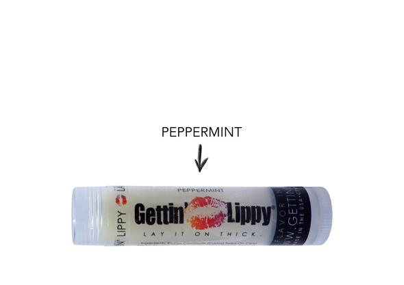 Gettin Lippy Classic Peppermint Chill – Single-Flavor Lip Balm

Product Description:

Fresh. Cool. Classic.
Say hello to the Gettin Lippy Classic Peppermint Chill — our only lip balm that delivers one crisp, consistent flavor all the way through. This smooth and cooling balm is perfect for anyone who loves the timeless tingle of peppermint with none of the fuss.

This isn’t your average peppermint balm—ours is packed with moisturizing power, a silky-smooth finish, and that refreshing minty feel your lips crave.

Why You’ll Love It:

One delicious flavor: Peppermint from start to finish

Applies clear to lips—color in the tube is just for fun

Cooling, refreshing tingle you’ll feel instantly

Long-lasting hydration without stickiness

Perfectly pairs with our lip balm holders and safety keychain wristlets

A great gift for holiday stockings, care packages, or everyday carry

Save When You Stock Up:

Order and save! These balms are great to keep on hand—or gift to friends, coworkers, and peppermint lovers.

Product Details:

Flavor: Peppermint

Application: Clear

Net Wt: .15 oz twist-up stick

Cruelty-Free & Non-Toxic

Proudly Made in the USA 

Gettin Lippy Quality Promise:

At Gettin Lippy, we don’t just create lip balm—we make lip joy. Our products are crafted for comfort, formulated for results, and designed for fun.

MADE IN THE USA!!