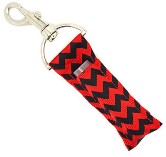 Red Alert – Red Chevron Lip Balm Holder Keychain

Turn heads and stay prepared with Red Alert, the bold and stylish lip balm holder that brings your essentials to life. Featuring a sleek black background with vibrant red chevron stripes, this striking lippy clip is perfect for anyone who loves fierce, fashion-forward accessories. Keep your lip balm right where you need it—with style.

Why You’ll Love It:
Bold Contrast – Vibrant red chevron pops against classic black
Clip & Go – Securely holds your lip balm and clips anywhere
Great Gift Idea – Ideal for teens, teachers, and busy women
Made to Last – High-quality printed fabric that looks fab for everyday use
Product Details:

Size: Approx. 6.5" x 1.5"

Material: High-quality printed fabric

Includes: 1 Red Alert lip balm holder (lip balm not included)

Handmade with love by Gettin Lippy in the USA