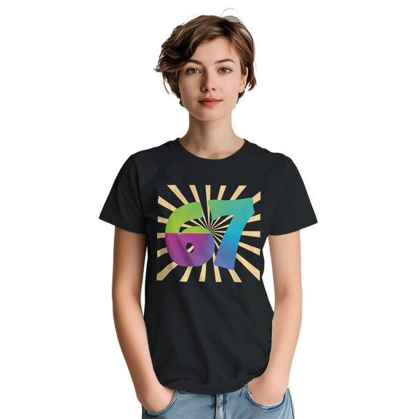 67 Starburst Heavyweight Tee – Unisex Gildan 5000