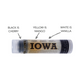 (4) of Iowa  ~ Black: Cherry, Yellow: Mango, and White: Vanilla

Each tube of Gettin Lippy lip balms offer 3 layers of flavor!