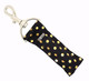 Midnight Spark Lip Balm Holder ~ Black & Gold Foil Polka Dot Lippy Clip

Add a little sparkle to your everyday with Midnight Spark—a sleek, stunning lip balm holder featuring a rich black background sprinkled with elegant gold foil polka dots. This glamorous design is the perfect mix of minimal chic and glitzy charm.

Whether you're dressing up for a night out or just adding flair to your keys or bag, this Lippy Clip-style lip balm holder is the glam essential you didn’t know you needed.

Why You’ll Love It:

Sophisticated black + gold foil polka dot design
Fits standard lip balms, chapstick and more
Easy-to-clip silver lobster clasp attaches to keys, backpacks, purses
Handmade using high-quality printed fabric
The perfect gift for anyone who loves sparkle and practicality

Product Details:


Design: Black background with shiny gold foil polka dots
Material: High-quality printed fabric
Clip: Silver lobster clasp
Fits: Standard lip balm tubes (not included)
Includes: 1 Midnight Spark lip balm holder

Handmade by Gettin Lippy in the USA