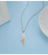 Butterfly Palestine Geometric Necklace Chain Pendant 