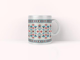 Butterfly Palestinian Tatreez | Palestine Tatreez Pattern Coffee Mug 