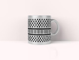 Butterfly Palestinian keffiyeh | Palestine Pattern Coffee Mug 