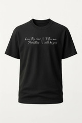 From the river to the sea - Unisex Heavyweight Tee