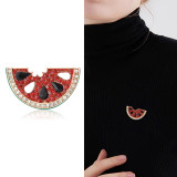 Palestine Watermelon Brooch — Solidarity Enamel Lapel Pin