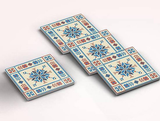 Tatreez Garden Ceramic Coaster