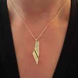 Butterfly Keffiyeh Heritage Pendant Necklace Jewelry & Charms